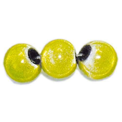 Glasperlen Miracle Beads Perlen 6mm & 8mm in 14 Farben (6mm / 200 Stück, hellgrün) von Farbenspiel Schmuckzubehör
