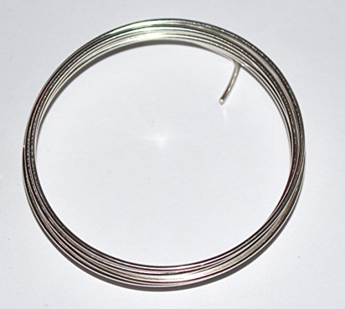 Draht Basteldraht zum Basteln und Dekorieren • Silberdraht mit Kupferkern in 5 Stärken (1.5mm / 1,8m) von Farbenspiel