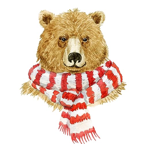 20 Servietten Weihnachten Bär in Weihnachtskleidung als Tischdeko. Papierservietten mit Motiv. Auch für Decoupage und Serviettentechnik 33x33cm 20 Servietten Weihnachten Bär in Weihnachtskleidung als Tischdeko. Papierservietten mit Motiv. Auch für Decoupage und Serviettentechnik 33x33cm von Fasana