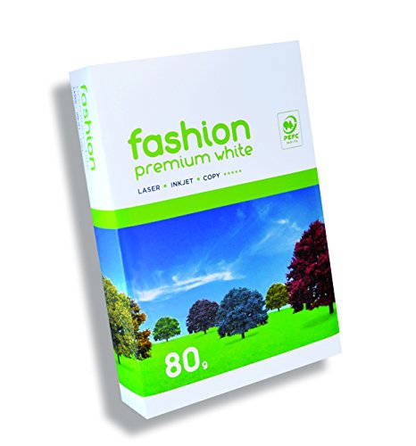 2500 Blatt Premium weißes Kopierpapier FASHION von Clairefontaine DIN-A4 von Fashion