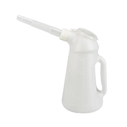 FashionCha Ölkanne mit Ausgießer HDPE Messbehälter Staubschutzdeckel Langlebig für Autowerkstatt Motorpflege Garage 1.2L, 1.2 l FashionCha Ölkanne mit Ausgießer HDPE Messbehälter Staubschutzdeckel Langlebig für Autowerkstatt Motorpflege Garage 1.2L, 1.2 l von FashionCha