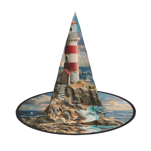 Fasmm Der Leuchtturm am Meer, Halloween-Dekoration, Karnevalszubehör, Dekoration für Gartenpartys im Freien Fasmm Der Leuchtturm am Meer, Halloween-Dekoration, Karnevalszubehör, Dekoration für Gartenpartys im Freien von Fasmm