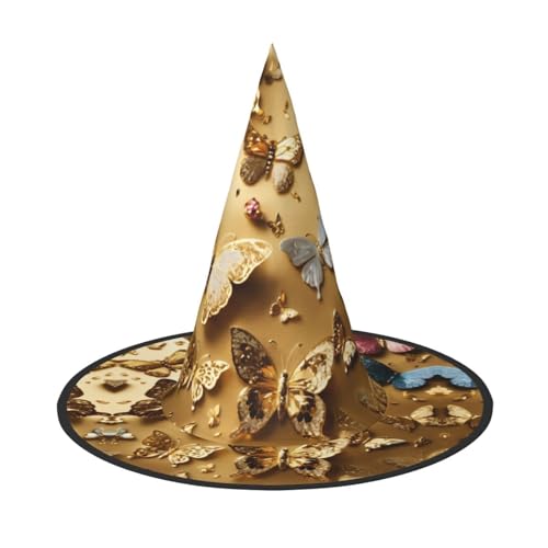 Fasmm Frühlingshut mit buntem Schmetterlings-Druck, Halloween-Dekoration, Karnevals-Zubehör, Dekoration für Gartenpartys im Freien Fasmm Frühlingshut mit buntem Schmetterlings-Druck, Halloween-Dekoration, Karnevals-Zubehör, Dekoration für Gartenpartys im Freien von Fasmm