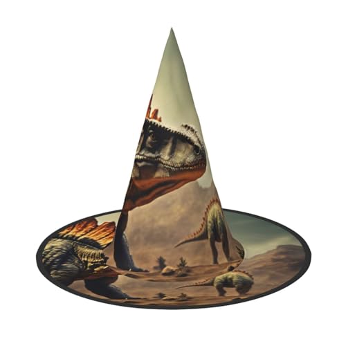 Fasmm Halloween-Hut mit Dinosaurier-Druck, Halloween-Dekoration, Karnevalszubehör, Dekoration für Gartenpartys im Freien von Fasmm
