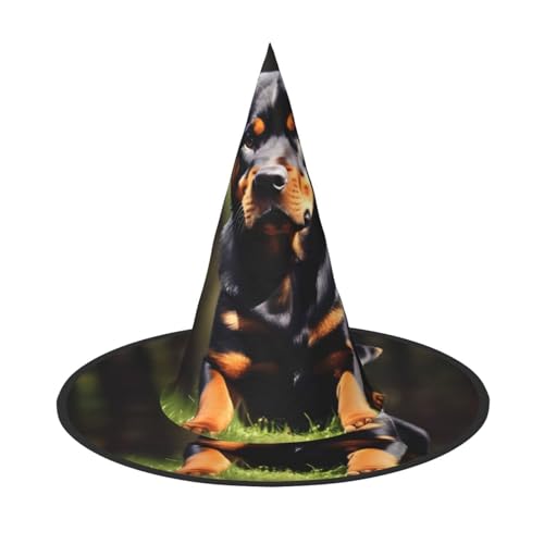 Fasmm Rottweiler-Tapetendruck, Halloween-Hut, Halloween-Dekorationen, Karnevalszubehör, Dekoration für Gartenpartys im Freien Fasmm Rottweiler-Tapetendruck, Halloween-Hut, Halloween-Dekorationen, Karnevalszubehör, Dekoration für Gartenpartys im Freien von Fasmm