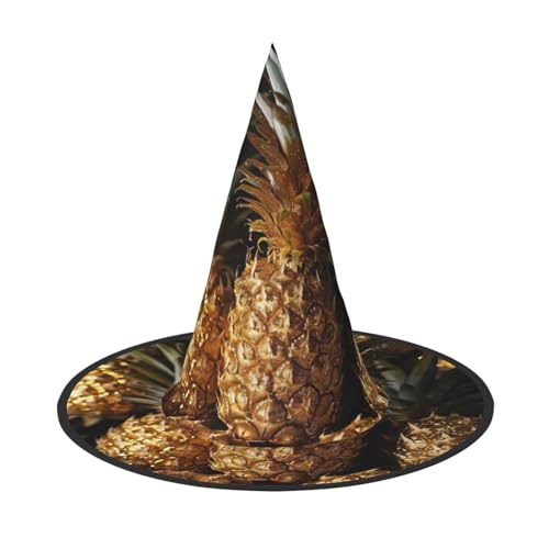 Goldener Glitzer-Ananas-Frucht-Druck, Halloween-Dekoration, Karnevals-Zubehör, Dekoration für Outdoor-Gartenparty Goldener Glitzer-Ananas-Frucht-Druck, Halloween-Dekoration, Karnevals-Zubehör, Dekoration für Outdoor-Gartenparty von Fasmm