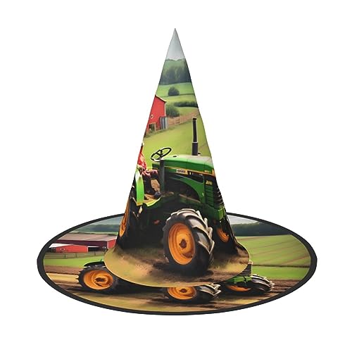 Traktor-Farm-Muster, Halloween-Hut, Halloween-Dekoration, Karnevals-Zubehör, Dekoration für Outdoor-Gartenparty Traktor-Farm-Muster, Halloween-Hut, Halloween-Dekoration, Karnevals-Zubehör, Dekoration für Outdoor-Gartenparty von Fasmm
