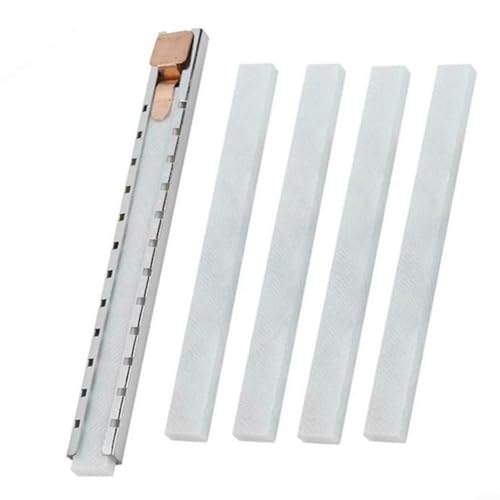 Fauhapyway Metallgriff Speckstein Markierungswerkzeug-Set weißer Schiefer Bleistift Nachfüllminen für Stahlmühlen Werft Werkstatt Bau Fauhapyway Metallgriff Speckstein Markierungswerkzeug-Set weißer Schiefer Bleistift Nachfüllminen für Stahlmühlen Werft Werkstatt Bau von Fauhapyway