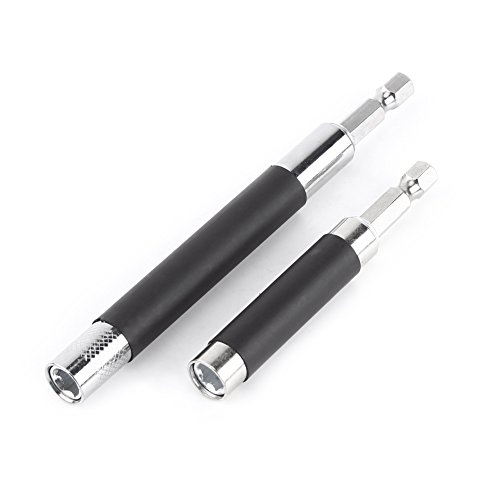 Fauitay 13 * 5 * 1 Bithalter-Adapter 1/4 bis 4 mm Sechskant, 2 Stück ausziehbarer Innensechskantschaft, magnetisch, 1/4 Zoll Elektro-Schraubendreher-Bithalter-Adapter Fauitay 13 * 5 * 1 Bithalter-Adapter 1/4 bis 4 mm Sechskant, 2 Stück ausziehbarer Innensechskantschaft, magnetisch, 1/4 Zoll Elektro-Schraubendreher-Bithalter-Adapter von Fauitay