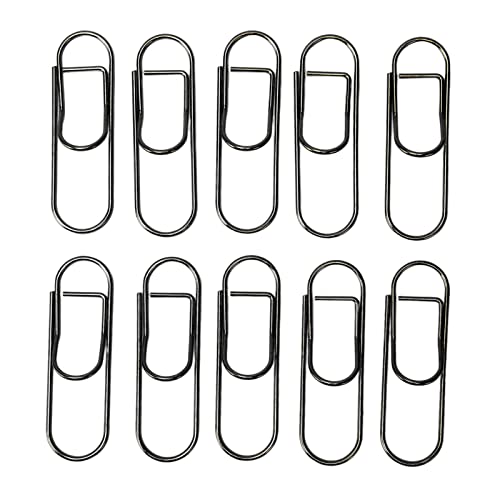 Fauitay Metall -Stift -Clips -Packung mit 66 Metallstiftclips für Schüler Nicht Schlammige Schutzpapierpene für Notebooks Office School (Schwarz) von Fauitay