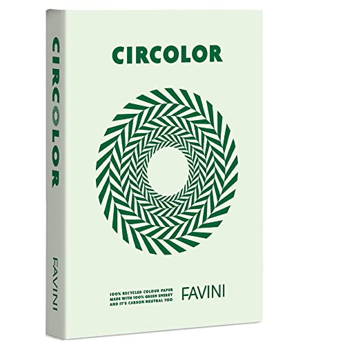 Favini 94629 Circolor A4 Papier, 80 g, 500 g, Mint H2 Verdino von Favini