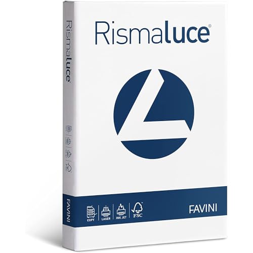 Favini A670104 Carta Rismaluce, A4, 200 G/Mq, 224 µm, 125 Pezzi von Favini