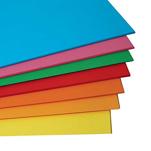 Karton bristol - 7 Farben 70 x 100-125 Blatt von Favini