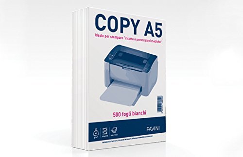 Ries Papier A5 Copy A5 Favini 80 gr.500FG.Geeignet für medizinische Rezepte von Favini