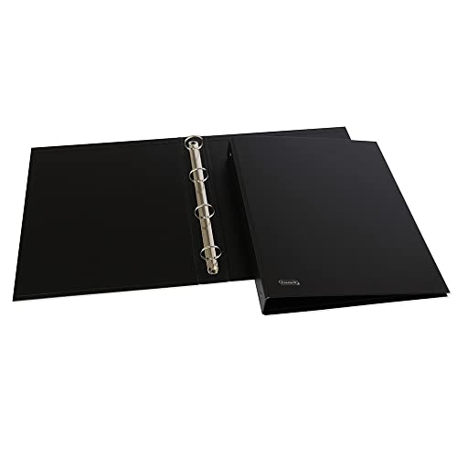 FAVORIT Ringbuch Sprint aus Karton, 22 x 30 cm, 4 runde Ringe à 30 mm, schwarz 400173289 von Favorit