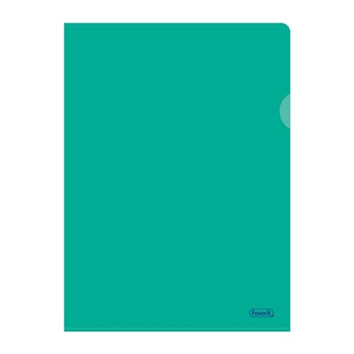 Favorit, L-Mappen 25 Stück, Format 22x30 cm mit mindestens 30% Bio Based Polyethylen, hohe Dicke, Farbe grün Favorit, L-Mappen 25 Stück, Format 22x30 cm mit mindestens 30% Bio Based Polyethylen, hohe Dicke, Farbe grün von Favorit
