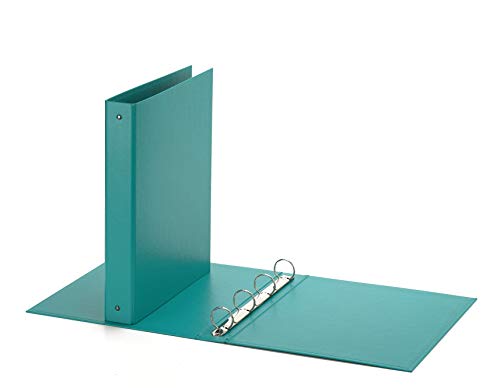 Favorit Ordner, 22 x 30 cm, 4 runde Ringe, 30 mm, Aqua von Favorit
