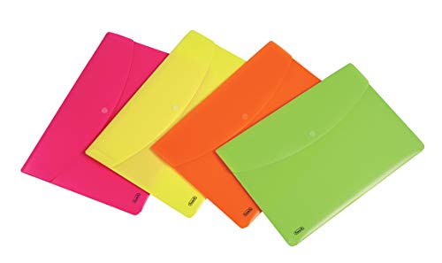 Favorit 400121105 Dokumentenmappe mit Druckknopf A4 Line Neon, 5er Packung verschiedene Neonfarben Favorit 400121105 Dokumentenmappe mit Druckknopf A4 Line Neon, 5er Packung verschiedene Neonfarben von Favorit