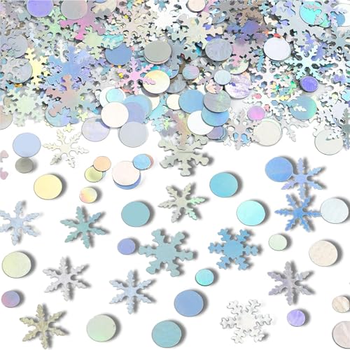 30 g Weihnachts-Schneeflocken-Konfetti, bunte Schneeflocken-Pailletten, Weihnachtsdekoration, Winter-Wunderland-Dekorationen, Schreibtisch-Dekorationen für Geburtstagsparty, Jahrestag, Basteln 30 g Weihnachts-Schneeflocken-Konfetti, bunte Schneeflocken-Pailletten, Weihnachtsdekoration, Winter-Wunderland-Dekorationen, Schreibtisch-Dekorationen für Geburtstagsparty, Jahrestag, Basteln von Favson