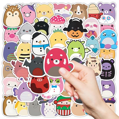 100 Stück Tiere Sticker Set,Tiere Aufkleber Kinder, Sticker,Vinyl Graffiti Marken Aufkleber für Erwachsene Teenager Kinder Skateboard Laptop Helm Motorrad Auto Fahrrad Computer Aufkleber Pack von Favson