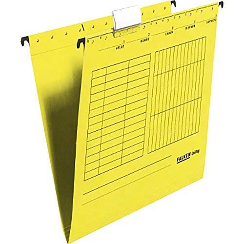 25x Gelbe FALKEN Hängemappe UniReg, seitlich offen, Kraftkarton, gelb VE 25x Gelbe FALKEN Hängemappe UniReg, seitlich offen, Kraftkarton, gelb VE von Faxland