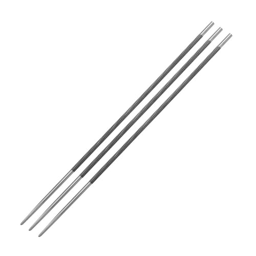 Fazvncv 3 Stück/Set Professionelle Kettensägen-Kettenschärffeilen, runde Feilen zum Schärfen von Schneiderketten, Kettensägenfeilen 4 mm/4,8 mm/5,5 mm Fazvncv 3 Stück/Set Professionelle Kettensägen-Kettenschärffeilen, runde Feilen zum Schärfen von Schneiderketten, Kettensägenfeilen 4 mm/4,8 mm/5,5 mm von Fazvncv