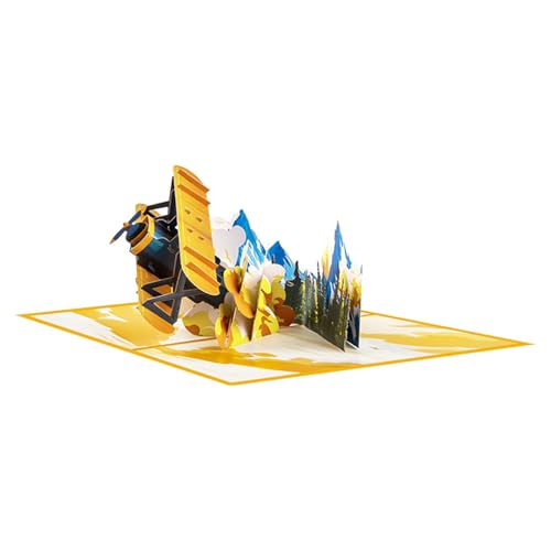 Fazvncv 3D-Popup-Geburtstagskarte für Männer, 3D-Flugzeuggestaltung für Ehemann, Vater, Sohn, Opa, mit Umschlag Fazvncv 3D-Popup-Geburtstagskarte für Männer, 3D-Flugzeuggestaltung für Ehemann, Vater, Sohn, Opa, mit Umschlag von Fazvncv