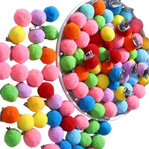 Fazvncv Dekorative Brosche für Vorhänge, bunte Pompons, Kleidung, Dekoration, Brosche für Vorhänge, Dekoration, Zubehör, 10 Stück Fazvncv Dekorative Brosche für Vorhänge, bunte Pompons, Kleidung, Dekoration, Brosche für Vorhänge, Dekoration, Zubehör, 10 Stück von Fazvncv