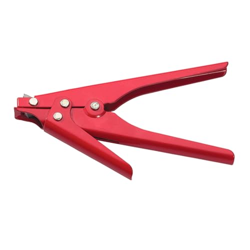 Fazvncv Kabelbinderpistolen Spann- und Schneidwerkzeug für Nylon-Kabelbinder-Verschlüsse, Metallgehäuse, Kabel für schnelles Umreifen von Fazvncv