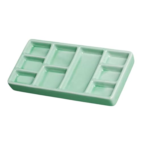 Fazvncv Keramikfarbe, 9 Mulden, Farbmischung, quadratisch, für Künstler, Studenten, Aquarell-, Ölgemälde Fazvncv Keramikfarbe, 9 Mulden, Farbmischung, quadratisch, für Künstler, Studenten, Aquarell-, Ölgemälde von Fazvncv