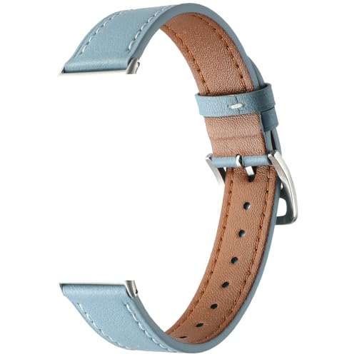 Fazvncv Leder Uhrenarmband Armband Ersatz Elegant Uhr Lederband Stilvolles Lederarmband für Smartwatches Fit3 von Fazvncv