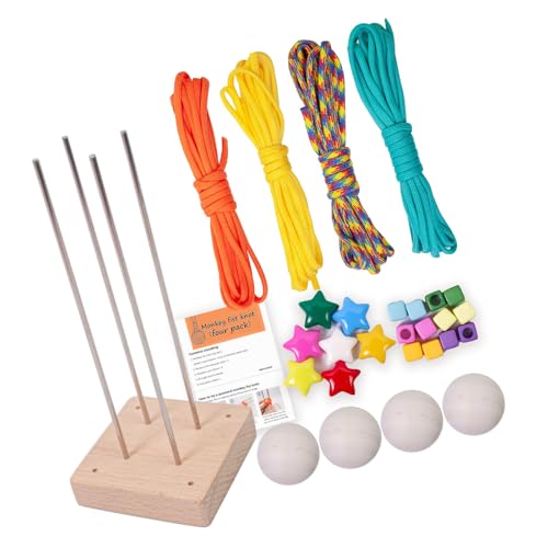 Fazvncv Paracord-Set mit Strickwerkzeug, dekorative Kugel, Anhänger, Regenschirm, Seilball, Bastelsets für Rucksäcke Fazvncv Paracord-Set mit Strickwerkzeug, dekorative Kugel, Anhänger, Regenschirm, Seilball, Bastelsets für Rucksäcke von Fazvncv
