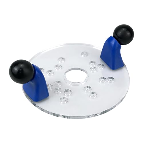 Fazvncv Trimming Router Base with Double Handles Router Fixed Base Guide for Woodworking Carpentry Clear Acrylic Base Plate von Fazvncv