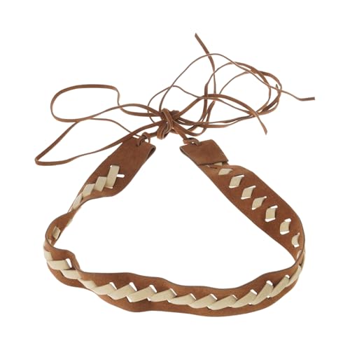 Fazvncv Westernhutband für Hutbänder, Hutbänder, Lederhutbänder für Herren, Westernhut, Gürtel, Strohhutbänder von Fazvncv