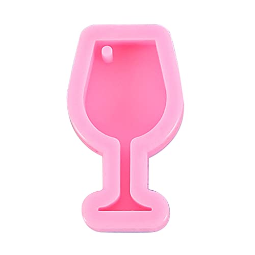 Handgefertigter glänzender Weinbecher-Schlüsselanhänger, Dekoration, Weinglas-Schlüsselanhänger, Harz-Anhänger, Silikon, Handwerk, Schmuck, Gießen Handgefertigter glänzender Weinbecher-Schlüsselanhänger, Dekoration, Weinglas-Schlüsselanhänger, Harz-Anhänger, Silikon, Handwerk, Schmuck, Gießen von Fazvncv