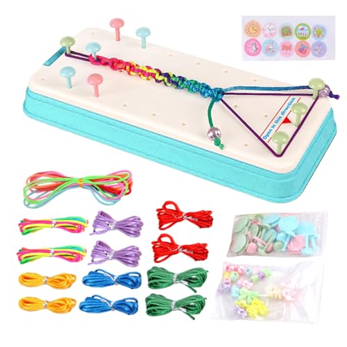 Fbinys Handseilflechter-Set, Armbänder Seilflechter-Set,Mehrfarbige Armbänder, Schnüre, Schmuckherstellungs-Sets, Spielzeug - Komplettes Armbandmacher-Set für Freundschaftsarmbänder, Flechter, Fbinys Handseilflechter-Set, Armbänder Seilflechter-Set,Mehrfarbige Armbänder, Schnüre, Schmuckherstellungs-Sets, Spielzeug - Komplettes Armbandmacher-Set für Freundschaftsarmbänder, Flechter, von Fbinys