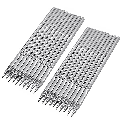 Fbshicung 20 Stück Nadeln DNX1#26/230 Nähmaschinennadeln, kompatibel mit Newlong Marken Beutelschließer Np-7 & Np-7A (DNX1#26/230) von Fbshicung