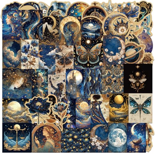 50 goldene Cosmic Swirl Aufkleber für Laptops, Motorräder, Helme, Zeitschriften, Gepäck, Scrapbooking, coole Vintage-Aufkleber für Jugendliche und Erwachsene! 50 goldene Cosmic Swirl Aufkleber für Laptops, Motorräder, Helme, Zeitschriften, Gepäck, Scrapbooking, coole Vintage-Aufkleber für Jugendliche und Erwachsene! von Fc'Noqgn