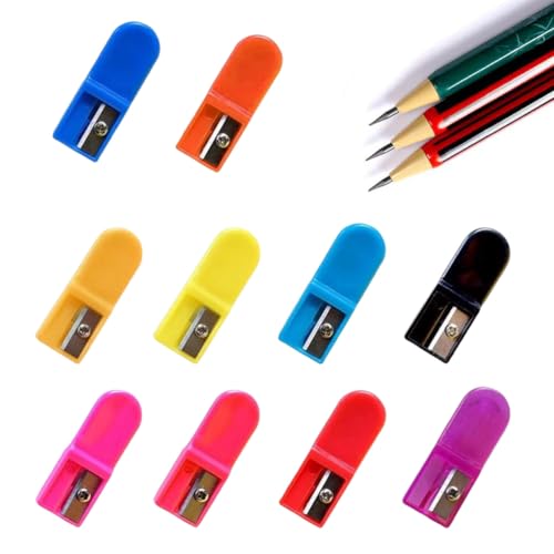 Fc'Noqgn 10er Set Manueller 2.0 mm Minispitzer mit Legierungsklinge für Schule Büro und Kinder 35 mm Leichtgewicht Mischfarben Fc'Noqgn 10er Set Manueller 2.0 mm Minispitzer mit Legierungsklinge für Schule Büro und Kinder 35 mm Leichtgewicht Mischfarben von Fc'Noqgn