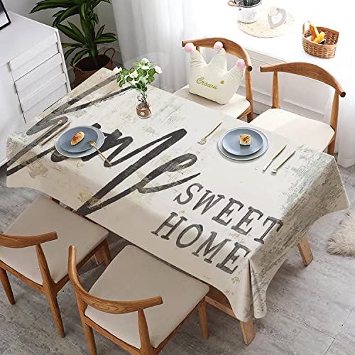 Orlco Art Home Sweet Home Tischdecke, wasserdicht, Stoff, für Esszimmer, Küche, Party und Outdoor, 150 x 230 cm Orlco Art Home Sweet Home Tischdecke, wasserdicht, Stoff, für Esszimmer, Küche, Party und Outdoor, 150 x 230 cm von Fchen art