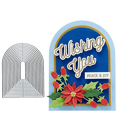 Gewölbte Nistbögen, Metall-Stanzformen, Frühlingsliebe, Hochzeitstürrahmen, Stanzschablonen, Schablonen für DIY-Prägung, Foto, dekorative Papierformen, Scrapbooking, Kartenherstellung Gewölbte Nistbögen, Metall-Stanzformen, Frühlingsliebe, Hochzeitstürrahmen, Stanzschablonen, Schablonen für DIY-Prägung, Foto, dekorative Papierformen, Scrapbooking, Kartenherstellung von Fclily@JJ