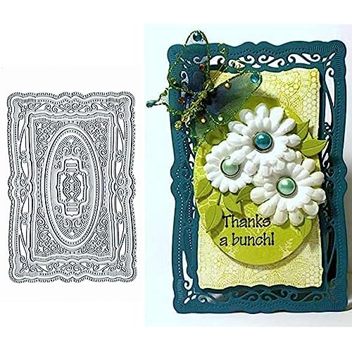 Langer Blumenrahmen, Metall-Stanzformen, quadratischer Rahmen, Spitze, Blume, Stanzschablonen, für DIY-Einladungen, Karten, Scrapbooking, Album, dekorative Prägepapier-Stanzformen, Kartenherstellung Langer Blumenrahmen, Metall-Stanzformen, quadratischer Rahmen, Spitze, Blume, Stanzschablonen, für DIY-Einladungen, Karten, Scrapbooking, Album, dekorative Prägepapier-Stanzformen, Kartenherstellung von Fclily@JJ