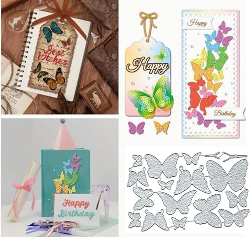 Fclily@JJ, Lots Dot Butterfly Metall-Stanzformen, Frühlingsblumen-Schmetterlings-Stanzformen, Schnittschablonen für DIY-Einladungskarten, Scrapbooking, Alben, dekorative Prägepapier-Stanzformen, Karte Fclily@JJ, Lots Dot Butterfly Metall-Stanzformen, Frühlingsblumen-Schmetterlings-Stanzformen, Schnittschablonen für DIY-Einladungskarten, Scrapbooking, Alben, dekorative Prägepapier-Stanzformen, Karte von Fclily@JJ