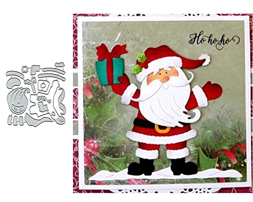 Metall-Stanzformen "Merry Christmas", Weihnachtsmann, Schneemann, Schablonen für DIY, Scrapbooking, Album, dekorative Prägepapier-Stanzformen für Scrapbooking, Kartenherstellung Metall-Stanzformen "Merry Christmas", Weihnachtsmann, Schneemann, Schablonen für DIY, Scrapbooking, Album, dekorative Prägepapier-Stanzformen für Scrapbooking, Kartenherstellung von Fclily@JJ