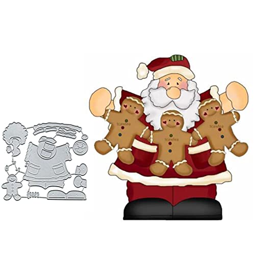 Merry Christmas Snata Metall-Stanzformen, Weihnachten, Lebkuchen-Weihnachtsmann, Stanzschablonen, Schablonen, DIY, Scrapbooking, dekorative Prägepapier-Stanzformen für Scrapbooking, Kartenherstellung Merry Christmas Snata Metall-Stanzformen, Weihnachten, Lebkuchen-Weihnachtsmann, Stanzschablonen, Schablonen, DIY, Scrapbooking, dekorative Prägepapier-Stanzformen für Scrapbooking, Kartenherstellung von Fclily@JJ