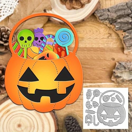 Metall-Stanzformen, Halloween-Kürbiskorb, Happy Halloween, Süßigkeiten, Geist, Stanzformen, Schablonen, DIY, Scrapbooking, dekorative Prägung, Papier, Scrapbooking, Kartenherstellung Metall-Stanzformen, Halloween-Kürbiskorb, Happy Halloween, Süßigkeiten, Geist, Stanzformen, Schablonen, DIY, Scrapbooking, dekorative Prägung, Papier, Scrapbooking, Kartenherstellung von Fclily@JJ
