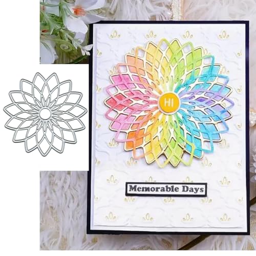 Metall-Stanzformen, Motiv: springende Blumen, Medaillon, Frühlingsblumenrahmen, Stanzschablonen, Schablonen, DIY, Scrapbooking, dekorative Prägung, Papier, Scrapbooking, Kartenherstellung Metall-Stanzformen, Motiv: springende Blumen, Medaillon, Frühlingsblumenrahmen, Stanzschablonen, Schablonen, DIY, Scrapbooking, dekorative Prägung, Papier, Scrapbooking, Kartenherstellung von Fclily@JJ