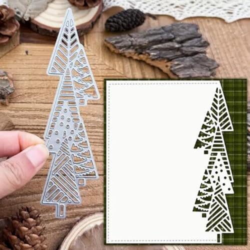 Fclily@JJ, Weihnachtsbäume, halbgeschnittene Ränder, Metall-Stanzformen, Frohe Weihnachtsbaum-Stanzformen, Schnittschablonen für DIY-Einladungskarten, Scrapbooking, Alben, Prägepapier-Stanzformen, Kar Fclily@JJ, Weihnachtsbäume, halbgeschnittene Ränder, Metall-Stanzformen, Frohe Weihnachtsbaum-Stanzformen, Schnittschablonen für DIY-Einladungskarten, Scrapbooking, Alben, Prägepapier-Stanzformen, Kar von Fclily@JJ