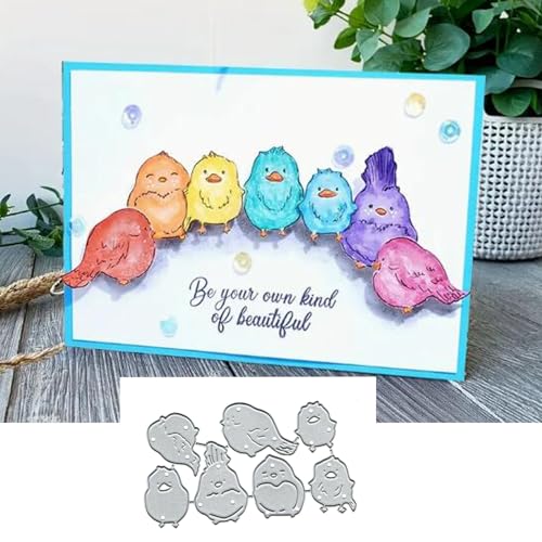 Metall-Stanzformen für Kartenherstellung, Frühlingsvogel, Blume, Blätter, Stanzschablonen, DIY, Scrapbooking, Album, Prägung, Papier, Karten, Prägung, Handwerk, 7 Stück Metall-Stanzformen für Kartenherstellung, Frühlingsvogel, Blume, Blätter, Stanzschablonen, DIY, Scrapbooking, Album, Prägung, Papier, Karten, Prägung, Handwerk, 7 Stück von Fclily@JJ