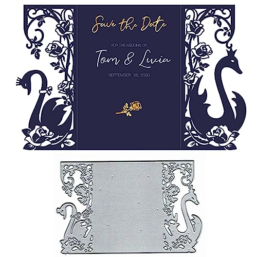 Stanzformen mit Schwanen-Blumenrand, Metall, Frühlingsrose, Blume, Einladungskarten, Stanzformen, Schablonen, DIY, Scrapbooking, dekorative Prägung, Papier, Scrapbooking, Kartenherstellung Stanzformen mit Schwanen-Blumenrand, Metall, Frühlingsrose, Blume, Einladungskarten, Stanzformen, Schablonen, DIY, Scrapbooking, dekorative Prägung, Papier, Scrapbooking, Kartenherstellung von Fclily@JJ